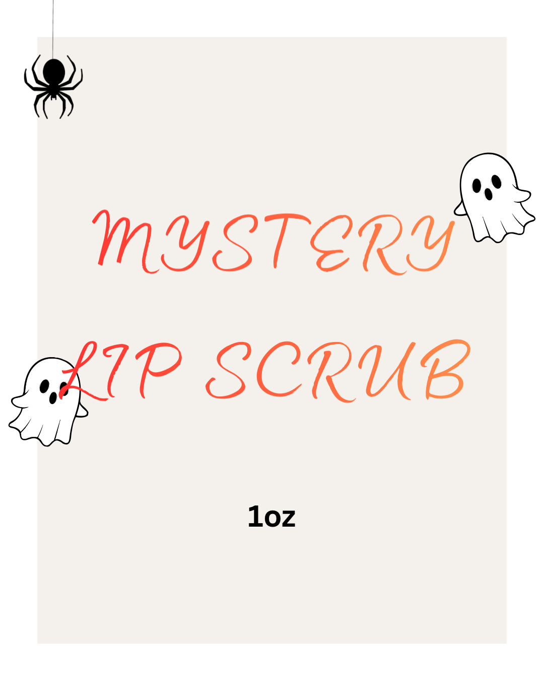 Mystery lip scrub