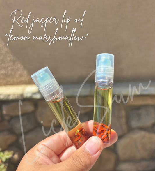 Red jasper lip oil
